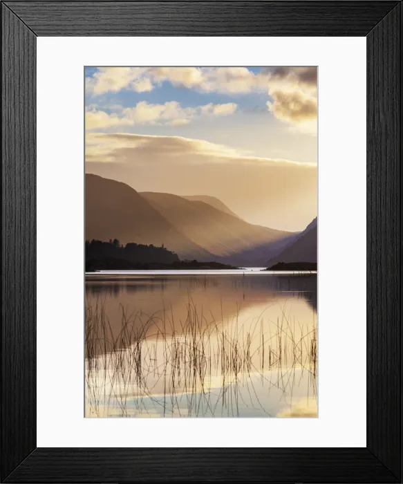 Framed Print : Ireland, Co. Donegal, Glenveagh National Park, Reflection in Lough Veagh Framed Print : Ireland, Co. Donegal, Glenveagh National Park, Reflection in Lough Veagh