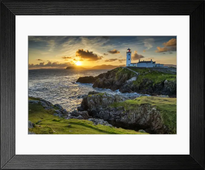 Framed Print : Fanad Head Lighthouse at Sunrise, County Donegal, Ireland Framed Print : Fanad Head Lighthouse at Sunrise, County Donegal, Ireland