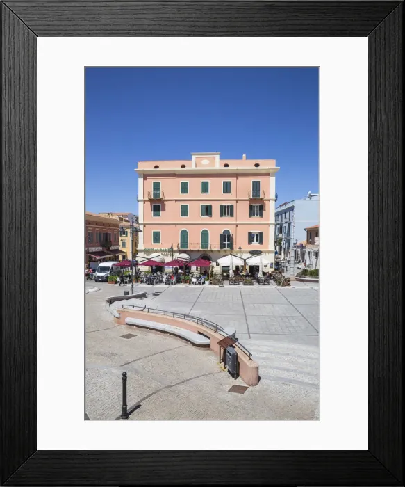 Framed Print : Italy, Sardinia, Santa Teresa Gallura, Piazza Vittorio Emanuele I Framed Print : Italy, Sardinia, Santa Teresa Gallura, Piazza Vittorio Emanuele I