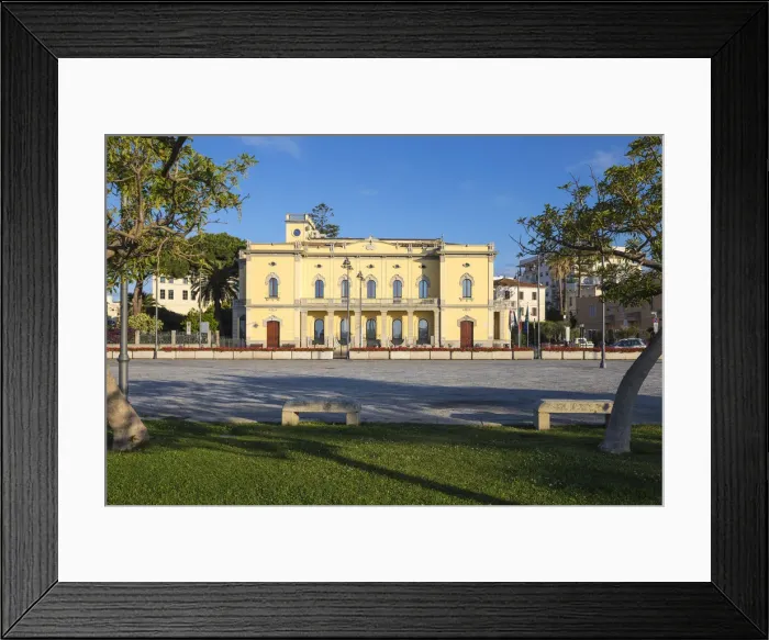 Framed Print : Italy, Sardinia, Olbia, City Hall Framed Print : Italy, Sardinia, Olbia, City Hall