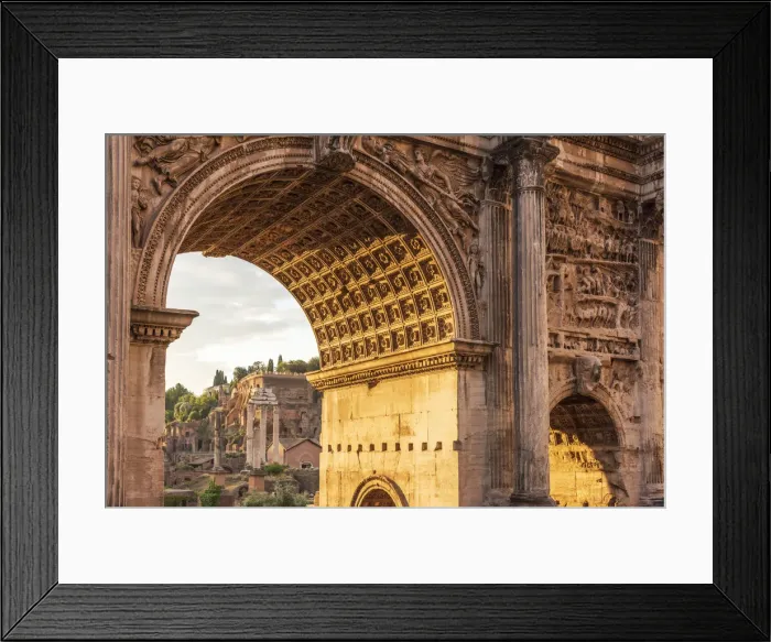 Framed Print : Europe, Italy, Rome. The arch of Septimus Severus in the Forum Romanum at sunrise Framed Print : Europe, Italy, Rome. The arch of Septimus Severus in the Forum Romanum at sunrise