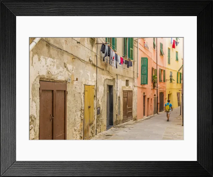 Framed Print : Ventimiglia, Italian Riviera, Liguria, Italy