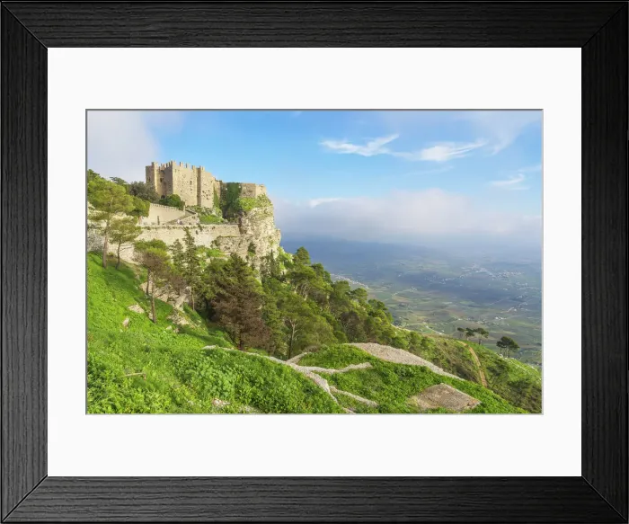Framed Print : Venus Castle, Erice, Sicily, Italy Framed Print : Venus Castle, Erice, Sicily, Italy