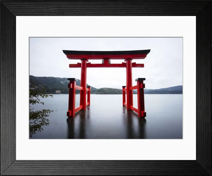 Framed Print : Torii of the Hakone Shrine at Lake Ashi, Hakone, Kanagawa Prefecture, Honshu, Japan Framed Print : Torii of the Hakone Shrine at Lake Ashi, Hakone, Kanagawa Prefecture, Honshu, Japan