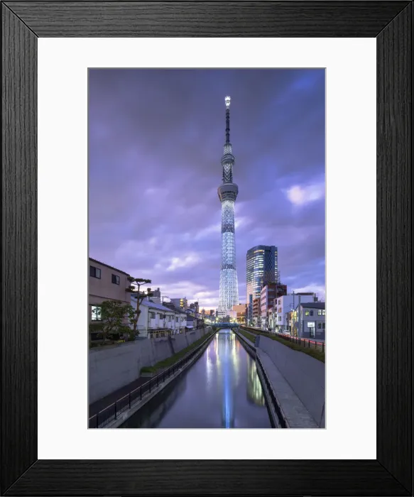Framed Print : Tokyo Skytree at dusk, Tokyo, Japan Framed Print : Tokyo Skytree at dusk, Tokyo, Japan