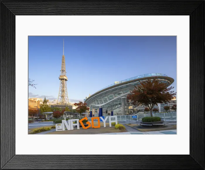 Framed Print : Oasis 21 bus terminal and Nagoya TV Tower, Nagoya, Japan Framed Print : Oasis 21 bus terminal and Nagoya TV Tower, Nagoya, Japan