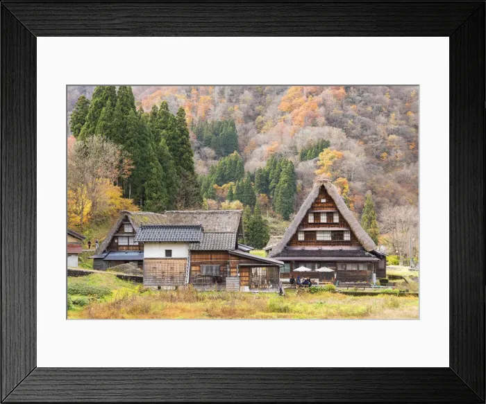 Framed Print : Traditional houses of Suganuma (UNESCO World Heritage Site), Gokayama, Toyama Prefecture Framed Print : Traditional houses of Suganuma (UNESCO World Heritage Site), Gokayama, Toyama Prefecture