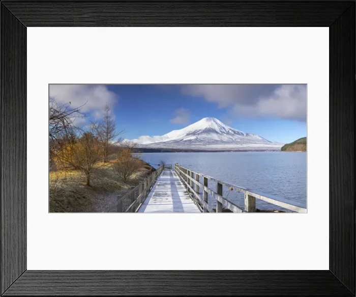 Framed Print : Mount Fuji and Lake Yamanaka, Yamanashi Prefecture, Japan Framed Print : Mount Fuji and Lake Yamanaka, Yamanashi Prefecture, Japan