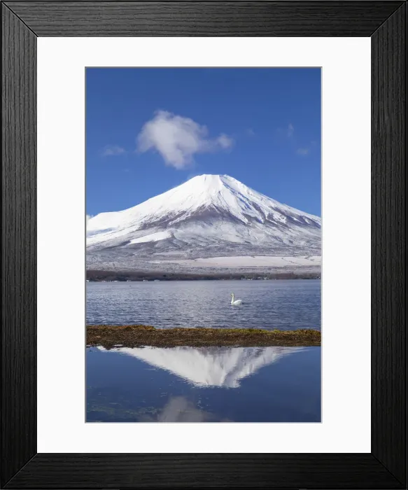 Framed Print : Mount Fuji and Lake Yamanaka, Yamanashi Prefecture, Japan Framed Print : Mount Fuji and Lake Yamanaka, Yamanashi Prefecture, Japan