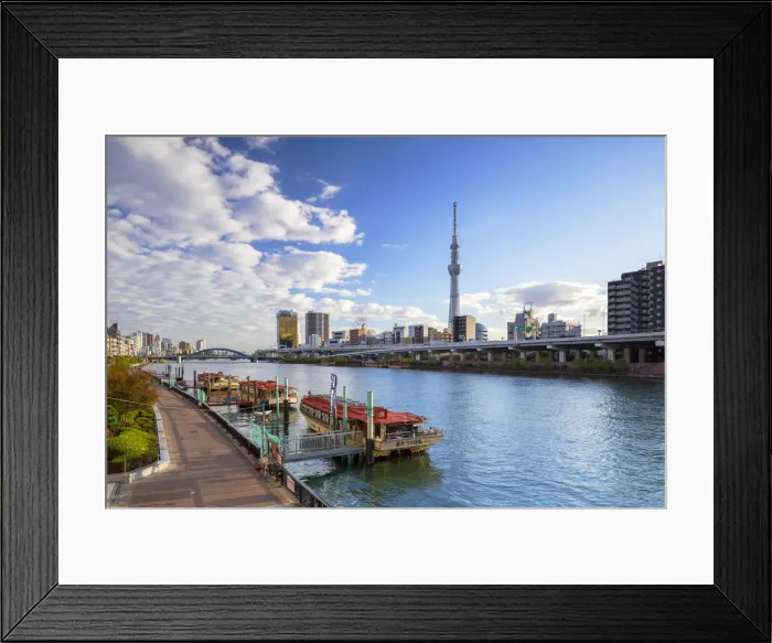 Framed Print : Tokyo Skytree and Sumida River, Tokyo, Japan Framed Print : Tokyo Skytree and Sumida River, Tokyo, Japan