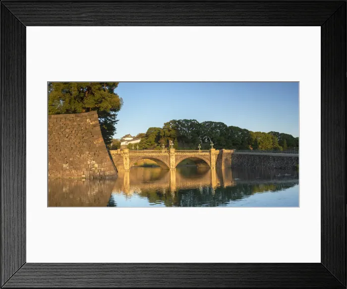 Framed Print : Imperial Palace and moat, Tokyo, Japan Framed Print : Imperial Palace and moat, Tokyo, Japan