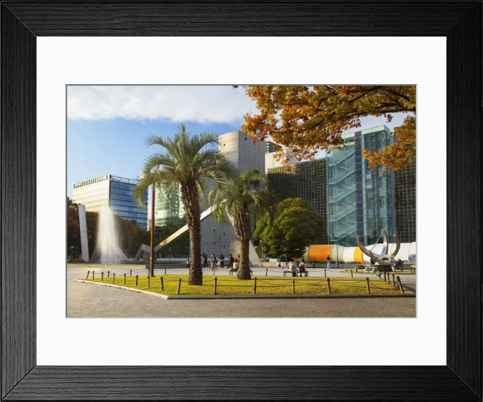 Framed Print : Nagoya City Science Museum in Shirakawa Park, Nagoya, Japan