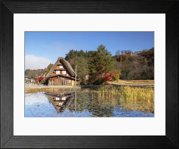 Framed Print : Traditional house of Ogimachi (UNESCO World Heritage Site), Shirakawa-go Framed Print : Traditional house of Ogimachi (UNESCO World Heritage Site), Shirakawa-go