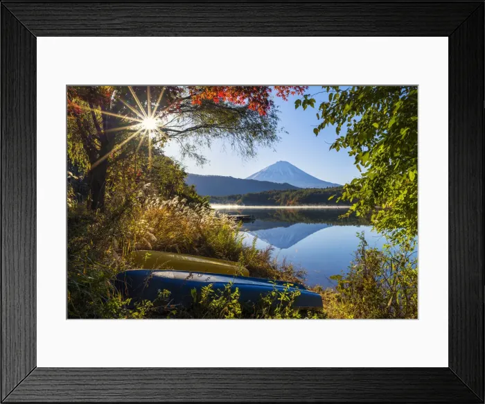 Framed Print : Mt. Fuji Reflecting in Lake Tanuki, Fujinomiya, Shizouka, Honshu, Japan Framed Print : Mt. Fuji Reflecting in Lake Tanuki, Fujinomiya, Shizouka, Honshu, Japan