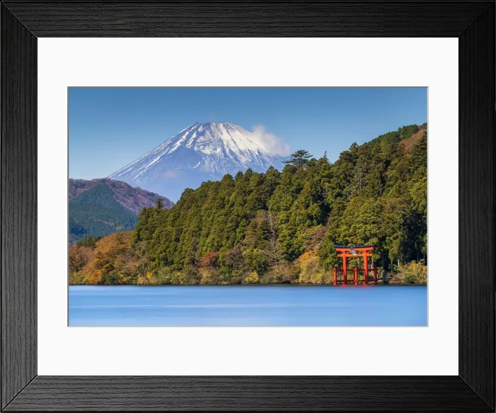 Framed Print : Mount Fuji & Lake Ashino-ko, Hakone, Fuji-Hakone-Izu National Park, Japan Framed Print : Mount Fuji & Lake Ashino-ko, Hakone, Fuji-Hakone-Izu National Park, Japan