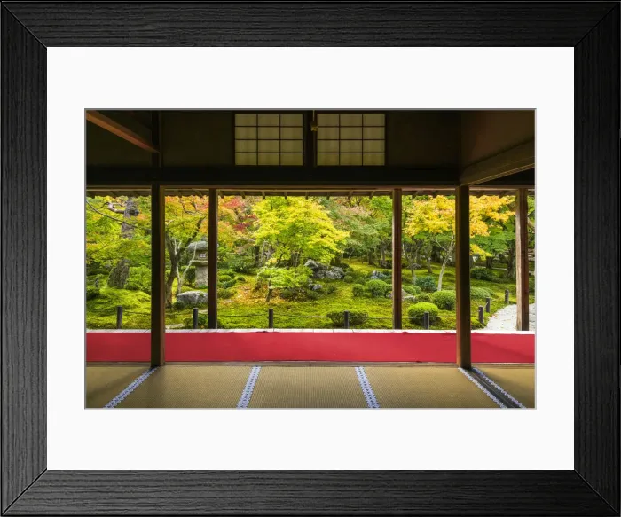 Framed Print : Enkoji Garden, Kyoto, Japan Framed Print : Enkoji Garden, Kyoto, Japan