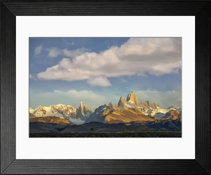 Framed Print : South America, Patagonia, Argentina, Los Glaciares National Park, Mount Fitz Roy (m) Framed Print : South America, Patagonia, Argentina, Los Glaciares National Park, Mount Fitz Roy (m)