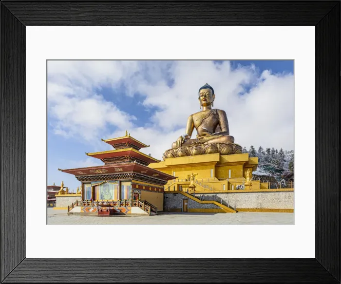 Framed Print : Buddha Dordenma statue, Thimphu, Bhutan. One of the largest Buddha rupas Framed Print : Buddha Dordenma statue, Thimphu, Bhutan. One of the largest Buddha rupas