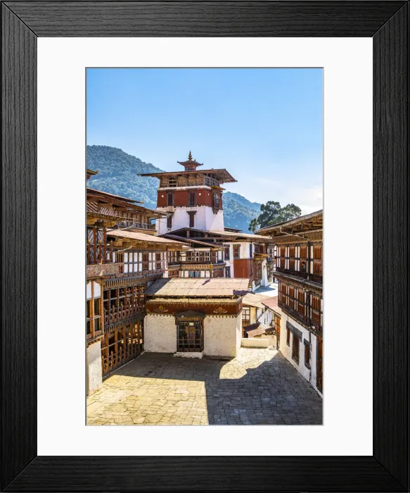 Framed Print : Trongsa Dzong, Trongsa District, Bhutan Framed Print : Trongsa Dzong, Trongsa District, Bhutan