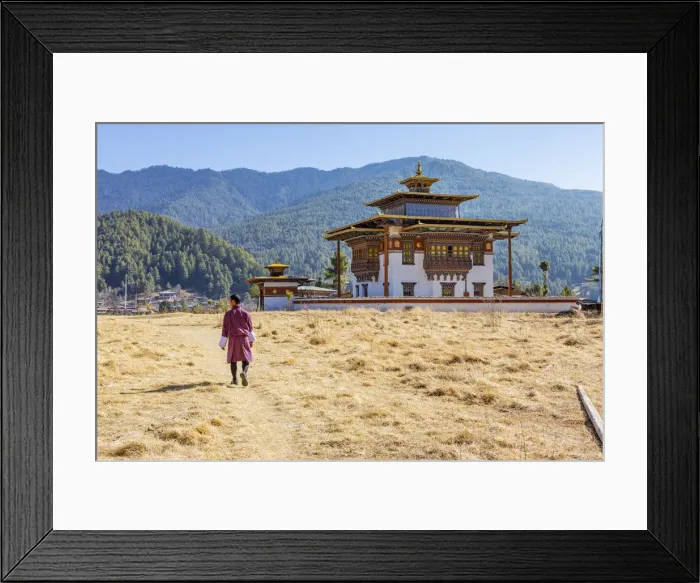 Framed Print : Kurjee Zangdopelri, Jakar, Bumthang District, Bhutan Framed Print : Kurjee Zangdopelri, Jakar, Bumthang District, Bhutan