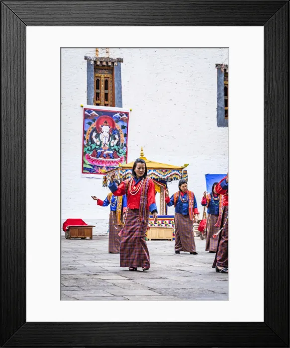 Framed Print : Punakha Tshechu (otherwise known as Punakha Festival), Punakha Dzong, Punakha Framed Print : Punakha Tshechu (otherwise known as Punakha Festival), Punakha Dzong, Punakha