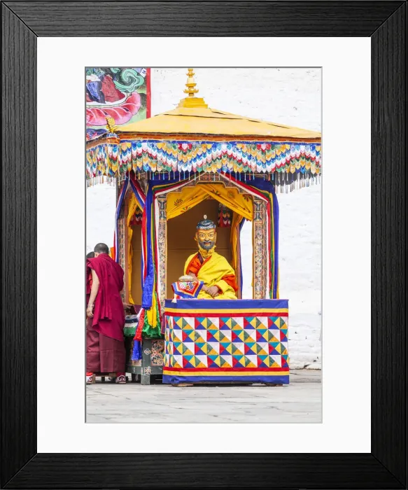 Framed Print : Punakha Tshechu (otherwise known as Punakha Festival), Punakha Dzong, Punakha Framed Print : Punakha Tshechu (otherwise known as Punakha Festival), Punakha Dzong, Punakha
