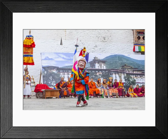 Framed Print : Punakha Tshechu (otherwise known as Punakha Festival), Punakha Dzong, Punakha Framed Print : Punakha Tshechu (otherwise known as Punakha Festival), Punakha Dzong, Punakha