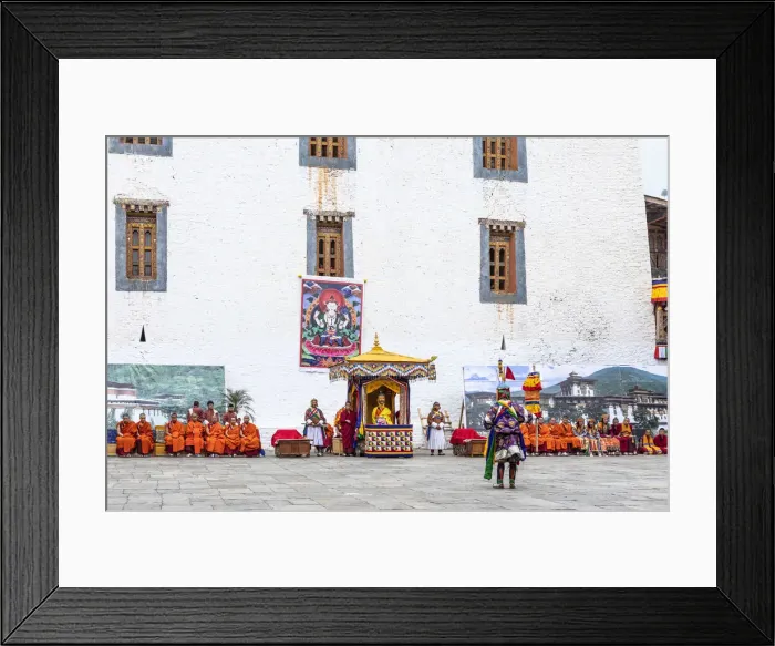 Framed Print : Punakha Tshechu (otherwise known as Punakha Festival), Punakha Dzong, Punakha Framed Print : Punakha Tshechu (otherwise known as Punakha Festival), Punakha Dzong, Punakha