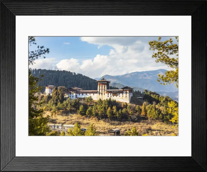 Framed Print : Jakar Dzong, Jakar, Bumthang District, Bhutan Framed Print : Jakar Dzong, Jakar, Bumthang District, Bhutan