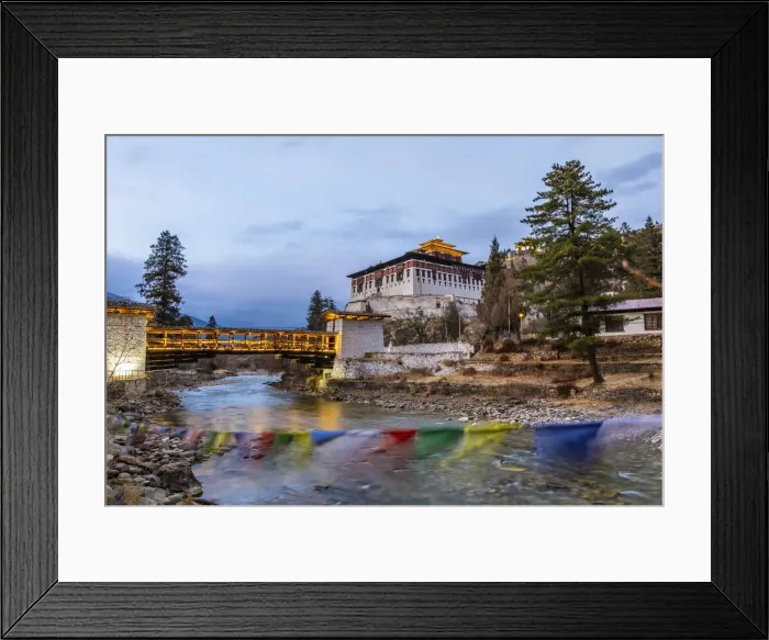 Framed Print : Rinpung Dzong (otherwise known as Paro Dzong), Paro, Paro District, Bhutan Framed Print : Rinpung Dzong (otherwise known as Paro Dzong), Paro, Paro District, Bhutan