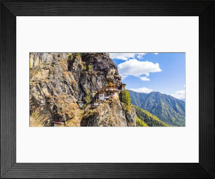 Framed Print : Paro Taktsang (Tigers Nest), Paro District, Bhutan