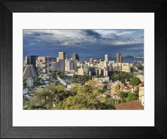 Framed Print : Cityscape, Rio de Janeiro, Brazil Framed Print : Cityscape, Rio de Janeiro, Brazil
