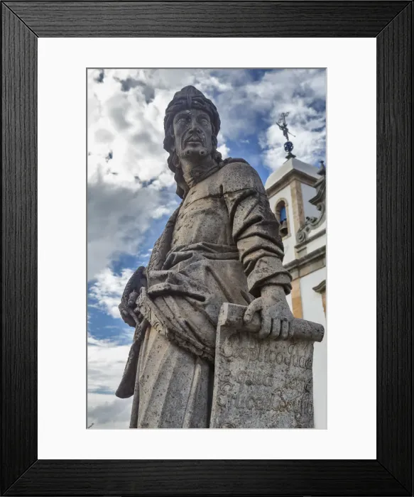 Framed Print : Bom Jesus de Matosinhos sanctuary, 18th century, Conbgonhas do Campo, Minas Gerais state Framed Print : Bom Jesus de Matosinhos sanctuary, 18th century, Conbgonhas do Campo, Minas Gerais state