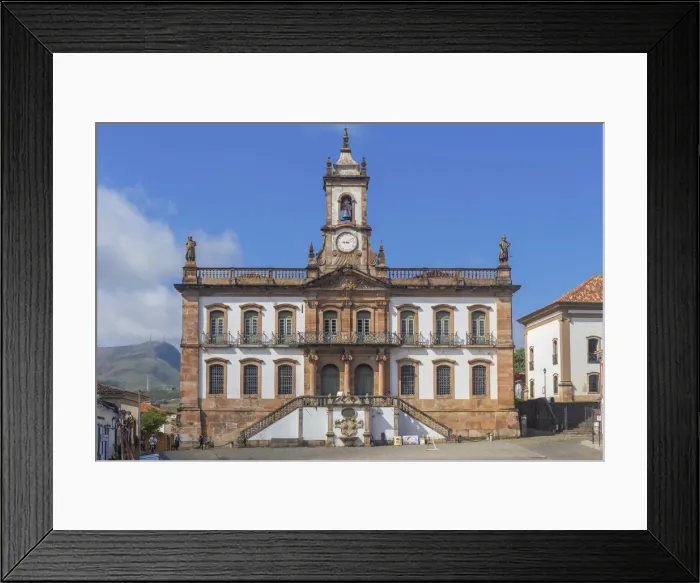 Framed Print : Casa da Camara e Cadeia, town hall, 1863, Ouro Preto, Minas Gerais state, Brazil Framed Print : Casa da Camara e Cadeia, town hall, 1863, Ouro Preto, Minas Gerais state, Brazil