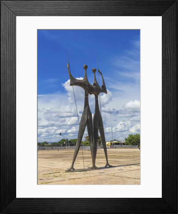 Framed Print : Warriors or Candangos, 1959, Bruno Giorgi, Praca dos Tres Poderes, Brasilia, Brazil Framed Print : Warriors or Candangos, 1959, Bruno Giorgi, Praca dos Tres Poderes, Brasilia, Brazil