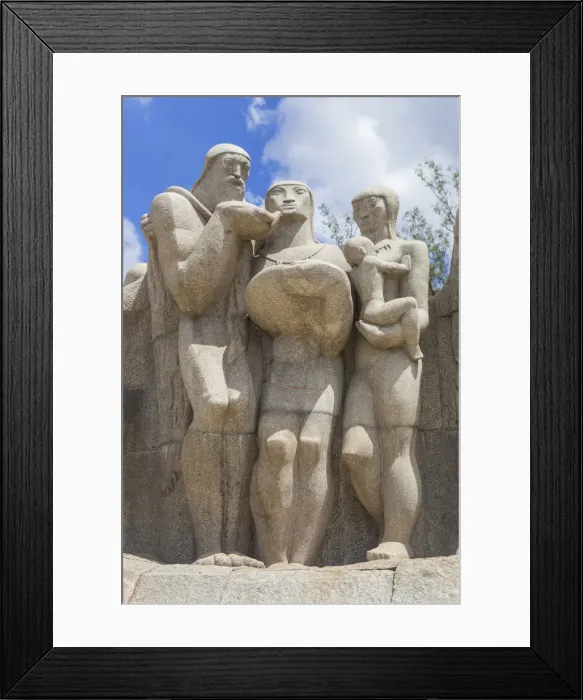 Framed Print : Bandeiras monument, 1953, Victor Brecheret, Sao Paulo, Brazil Framed Print : Bandeiras monument, 1953, Victor Brecheret, Sao Paulo, Brazil