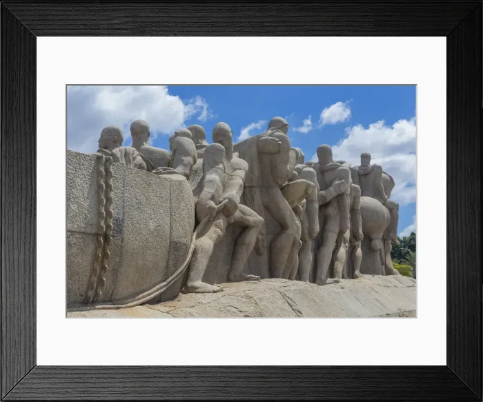 Framed Print : Bandeiras monument, 1953, Victor Brecheret, Sao Paulo, Brazil