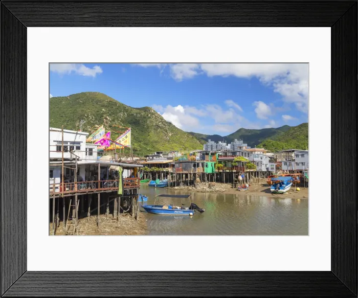 Framed Print : Tai O fishing village, Lantau Island, Hong Kong Framed Print : Tai O fishing village, Lantau Island, Hong Kong