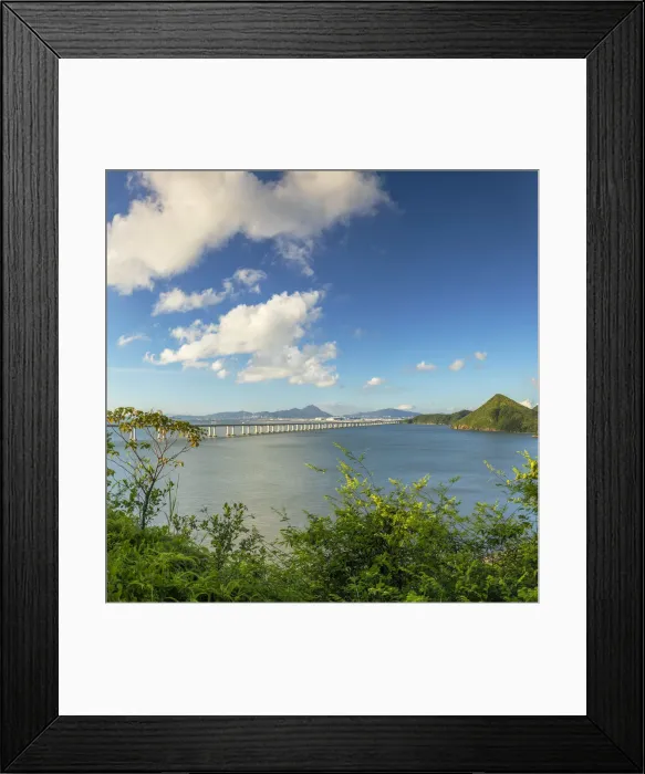 Framed Print : Hong Kong-Zhuhai-Macau bridge, Lantau Island, Hong Kong Framed Print : Hong Kong-Zhuhai-Macau bridge, Lantau Island, Hong Kong