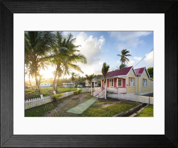 Framed Print : Typical houses of Batsheba village, Batsheba, Barbados Island, Lesser Antilles Framed Print : Typical houses of Batsheba village, Batsheba, Barbados Island, Lesser Antilles