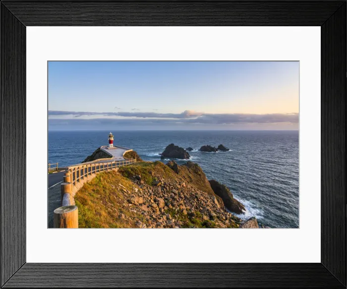 Framed Print : Cape Ortegal lighthouse. Carino, La Corona, Galicia, Spain