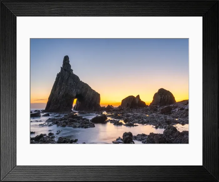 Framed Print : Playa Campiecho, Villademoros, Asturias, Spain Framed Print : Playa Campiecho, Villademoros, Asturias, Spain