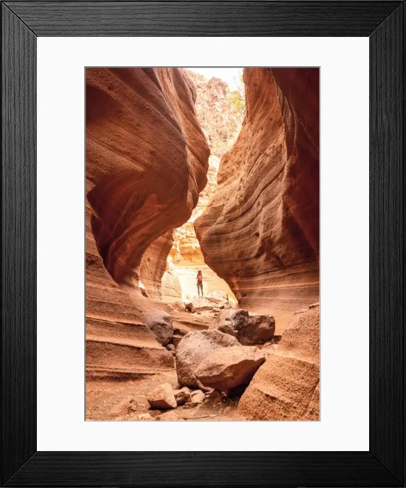 Framed Print : Barranco De Las Vacas, Las Palmas, Gran Canaria, Canary Islands, Spain Framed Print : Barranco De Las Vacas, Las Palmas, Gran Canaria, Canary Islands, Spain