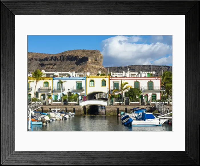 Framed Print : Puerto de Mogan, Mogan, Gran Canaria, Canary Islands, Spain Framed Print : Puerto de Mogan, Mogan, Gran Canaria, Canary Islands, Spain