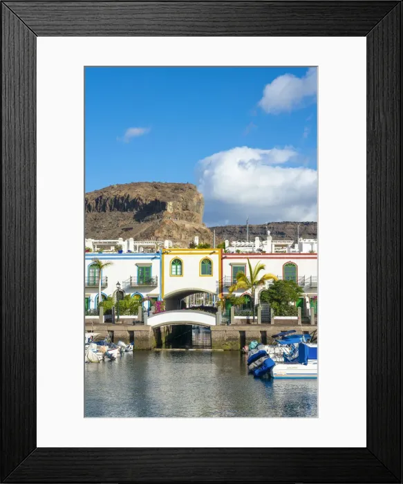 Framed Print : Puerto de Mogan, Mogan, Gran Canaria, Canary Islands, Spain Framed Print : Puerto de Mogan, Mogan, Gran Canaria, Canary Islands, Spain