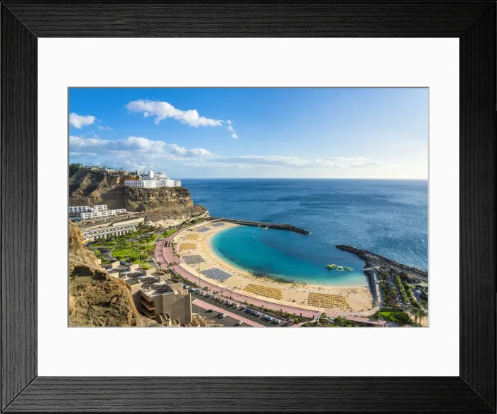 Framed Print : Playa Amadores, Puerto Rico, Mogan, Gran Canaria, Canary Islands, Spain Framed Print : Playa Amadores, Puerto Rico, Mogan, Gran Canaria, Canary Islands, Spain