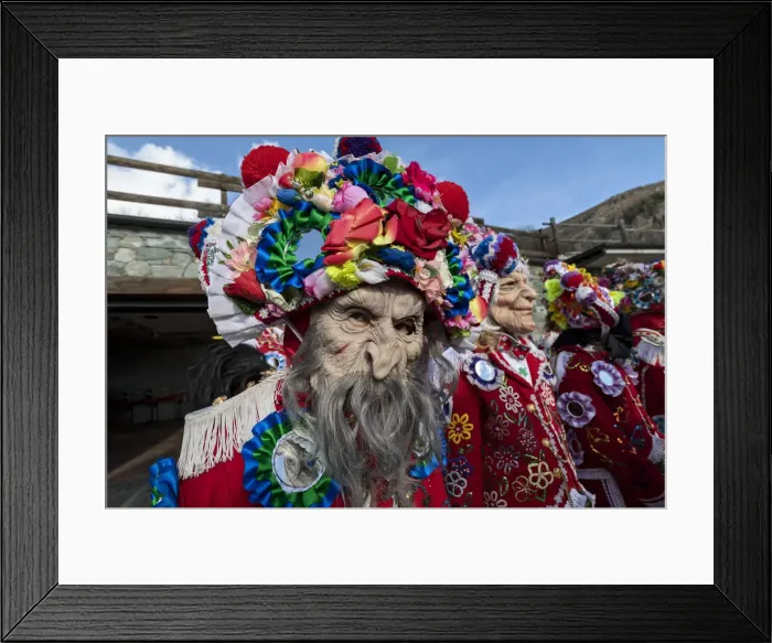 Framed Print : Aosta valley, Allein, Italy. Alpine carnival Coumba Freida Framed Print : Aosta valley, Allein, Italy. Alpine carnival Coumba Freida