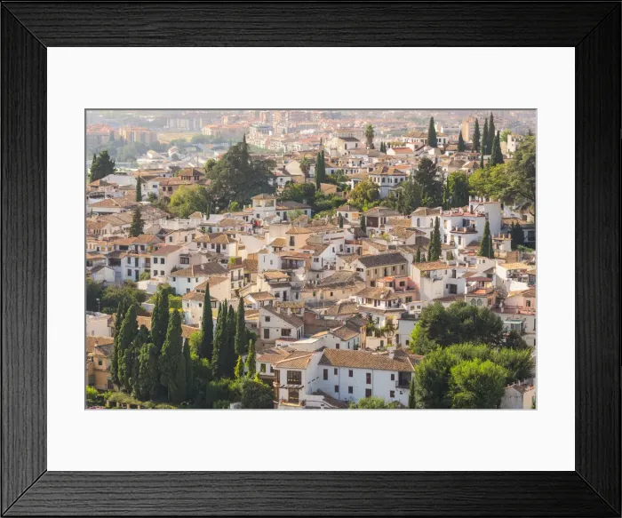 Framed Print : The historical Albaicin quarter, Granada, Andalusia, Spain Framed Print : The historical Albaicin quarter, Granada, Andalusia, Spain