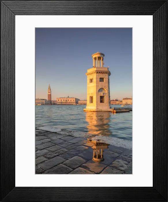 Framed Print : The lighthouse of San Giorgio Maggiore, Venice, Veneto, Italy