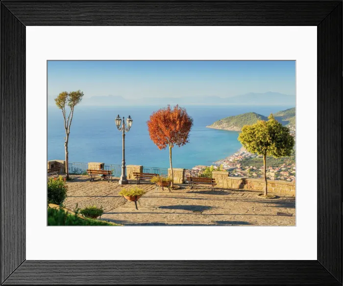 Framed Print : The trees of Belvedere San Costabile in Cilento, Castellabate, Salerno province Framed Print : The trees of Belvedere San Costabile in Cilento, Castellabate, Salerno province